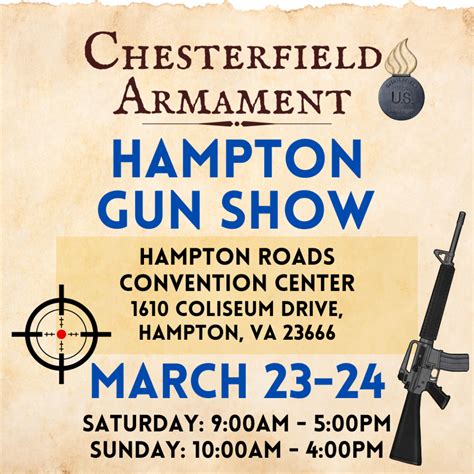 Hampton, VA Gun Shows 2024/25